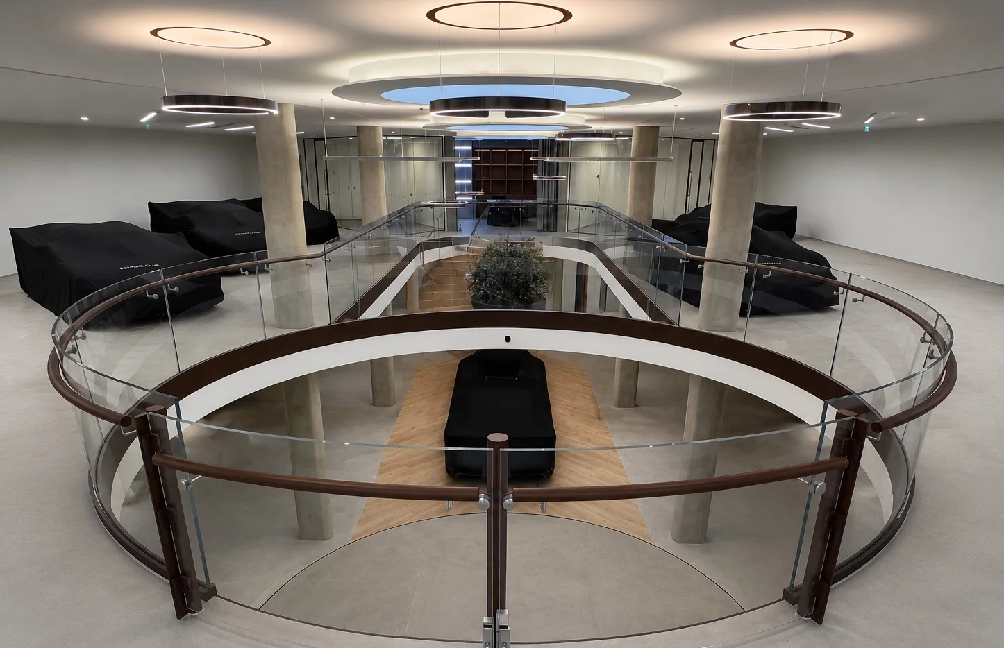 Architectural lighting project shown on the A Plus Electrical website